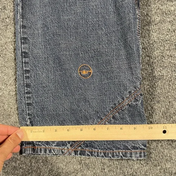 Vintage 90s MADSOUL Baggy Wide Leg Carpenter Jeans Mens 40x32 Skater Rap Hip Hop - Picture 12 of 12